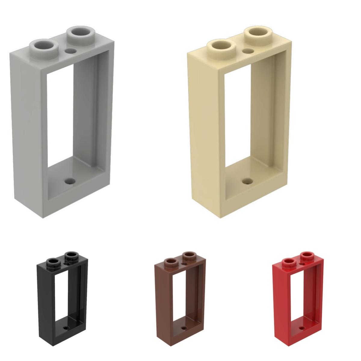 

50Pcs Bricks frame 1X2X3 Window Compatible with 60593 children s Assembles Building Blocks Educational Creative Parts