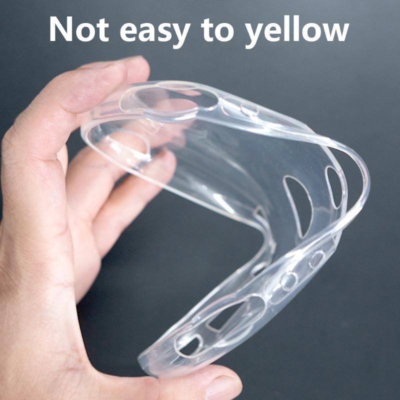 Console Case TPU Cover Waterproof Clear Case Half Coverage Flexible Skin for PSV2000 Gamepad Protector Shell Housing