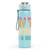 1PC Its A Good Day To Drink 750ml Color Plastic Sports Water Bottle Leakproof Flip Straw Lid Suitable for Sports Office Home Use