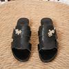 Coarse and Casual Western Water Diamond One-piece Sandals