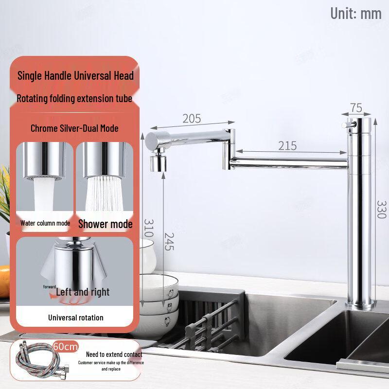 TLXT Universal Dual-Mode Kitchen Faucet