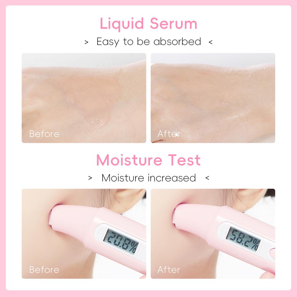 Sakura Whitening Face Serum Fine Lines Tighten Pores Improve Melanin Pigment Dull Moisturizer Brighten Skin Care
