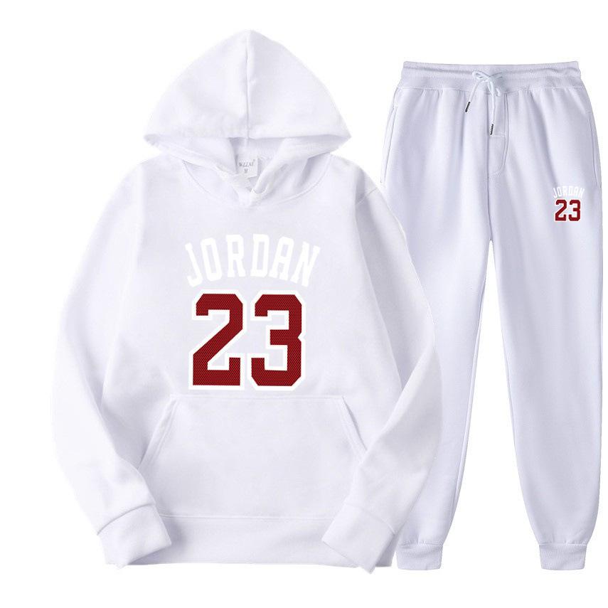 Trendy Hoodie With Velvet Men Women Loose Set