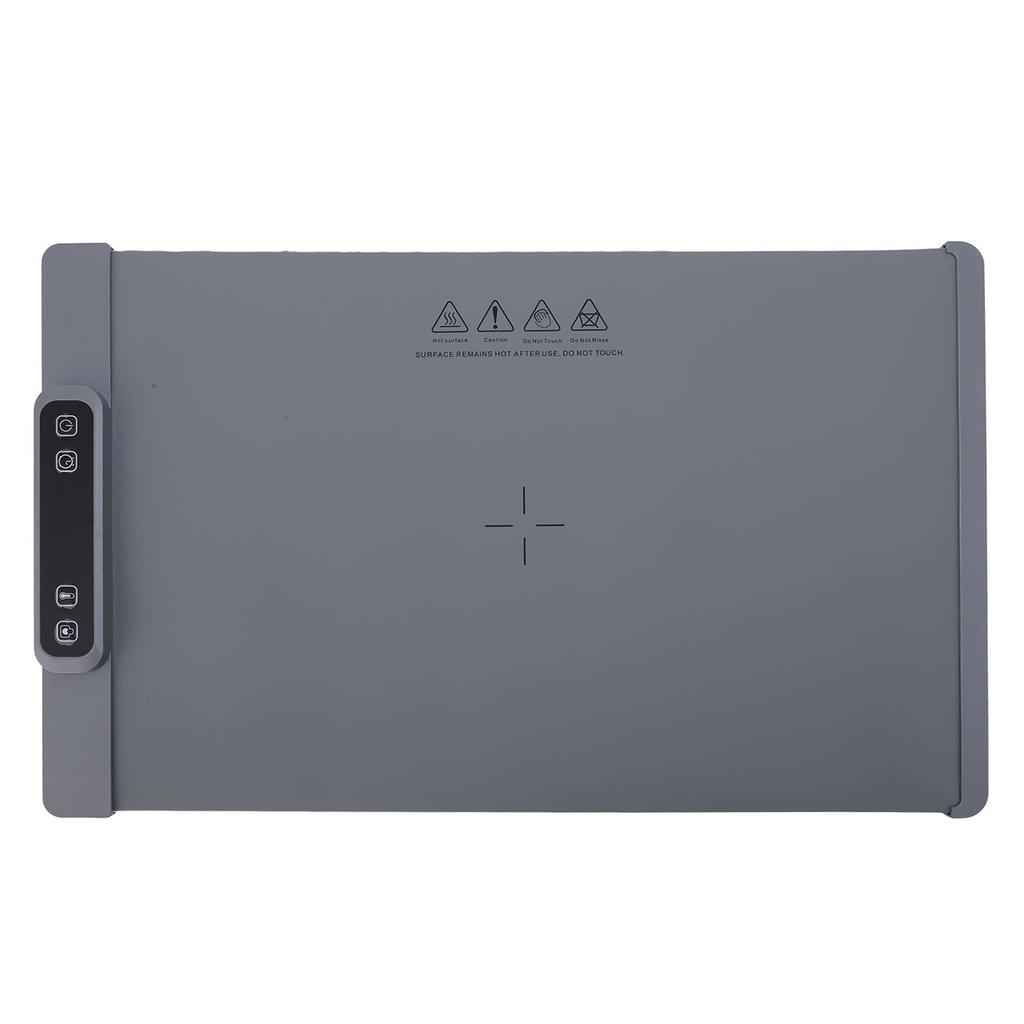 Electric Warming Tray Full Surface Heating Rollable Portable Silicone 3 Temperature Settings