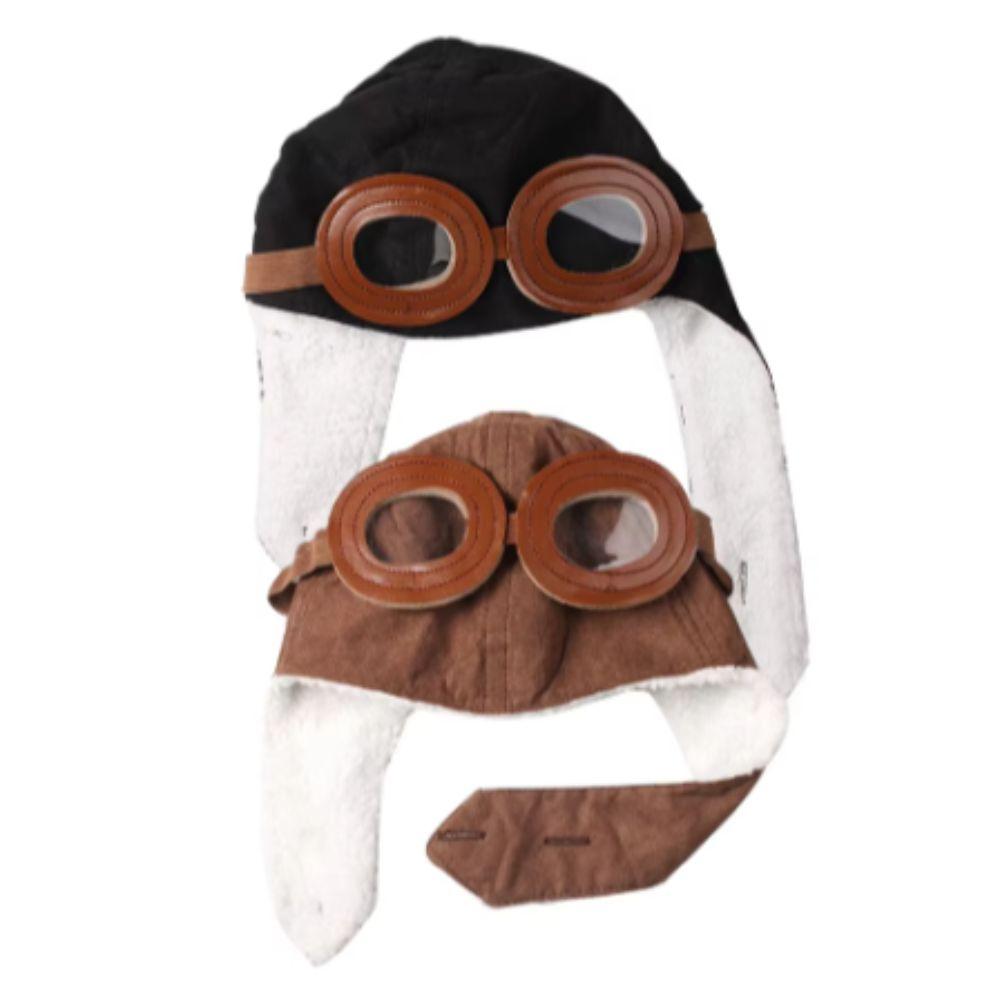 Fashion Winter Kids Hat Ear Protection Children's Earflap Cap Child Pilot Hats  For Autumn Winter