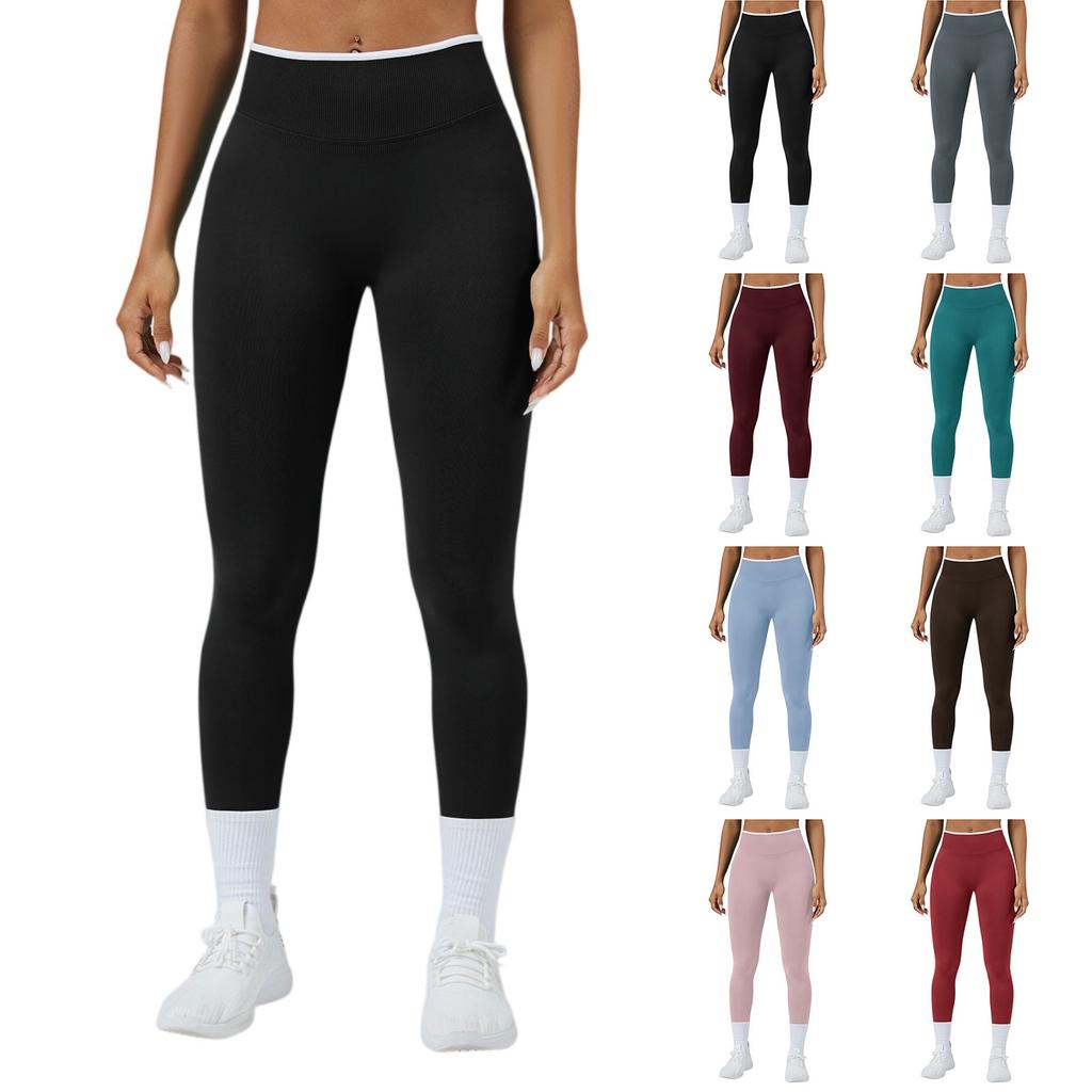 Women's Butt Lifting Leggings Seamless Fitness Leggings High Waisted Tummy  Yoga Pants