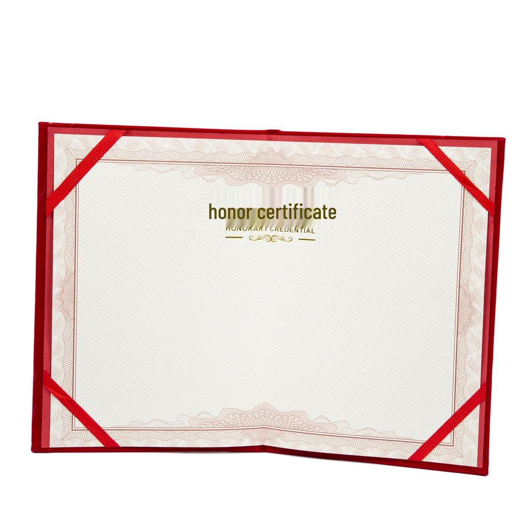 120g Thickened Double-Gum Award Certificate Printable Inner Page