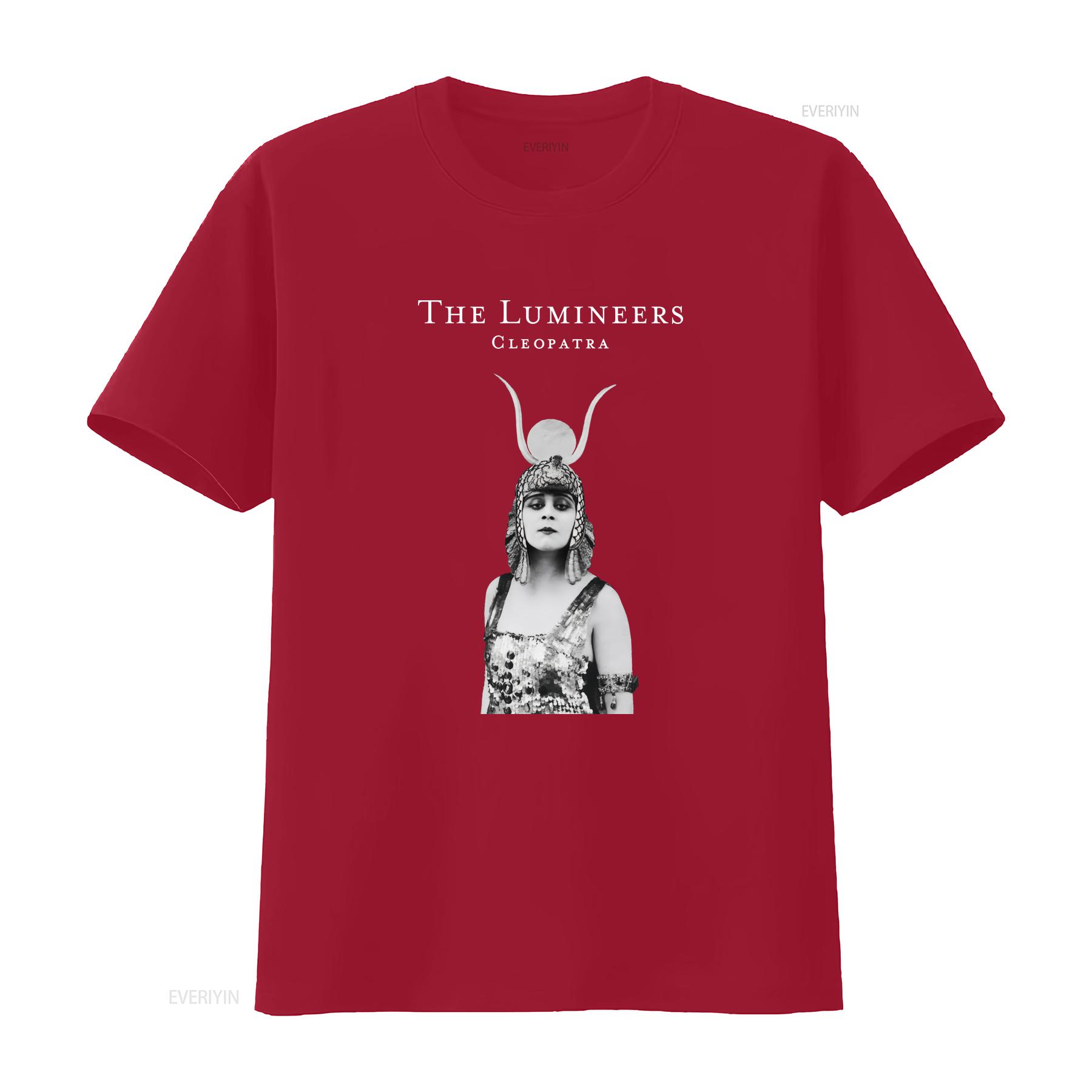 

The Rock Lumineers Band T Shirt Mens Casual Round Neckline vintage Washed homme Unisex Top For Everyday Wear Slightly S