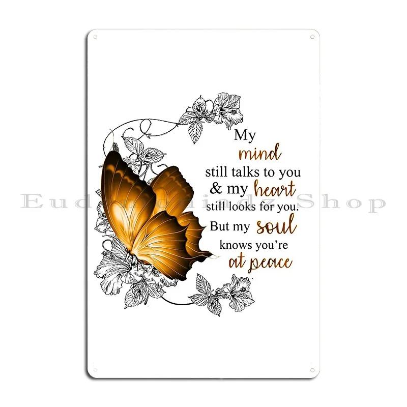I know heaven is a beautiful place because they have my husband Metal Plaque Club Pub Wall Decor Printing Tin Sign Poster