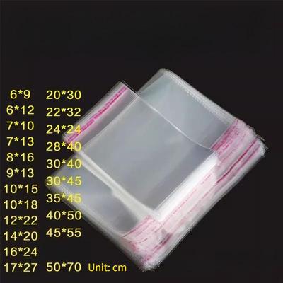 OPP Selbstklebebeutel, Transparente Kleine Zubehörtasche, Kleiderverpackung Plastikbeutel, Selbstklebende Selbstverschließende Beutel, Mehrere Spezifikationen