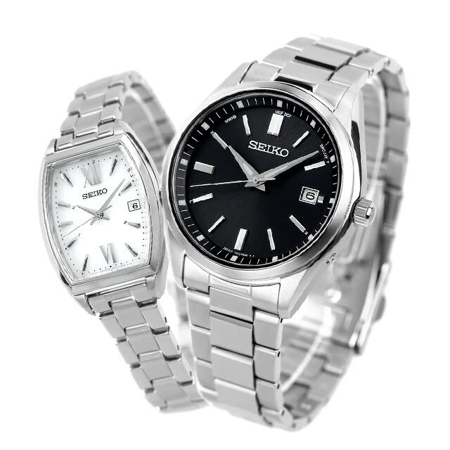 

SEIKO Watch Pair Watch Selection Limited Distribution Model Radio Solar Couple Couple Anniversary SBTM323 SWFH125 [Seiko] Чоловічі Жіночі