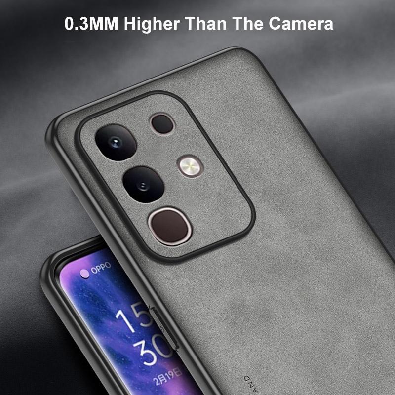 For Vivo Y29 4G Case Luxury PU Leather Phone Case For Vivo T4X Y29 Back Cover Matte Silicone Shockproof Full Protection Coque