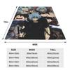 Shigaraki Collage Blankets Soft Warm Flannel Throw Blanket Cover for Bed Living Room Picnic Travel Home Sofa