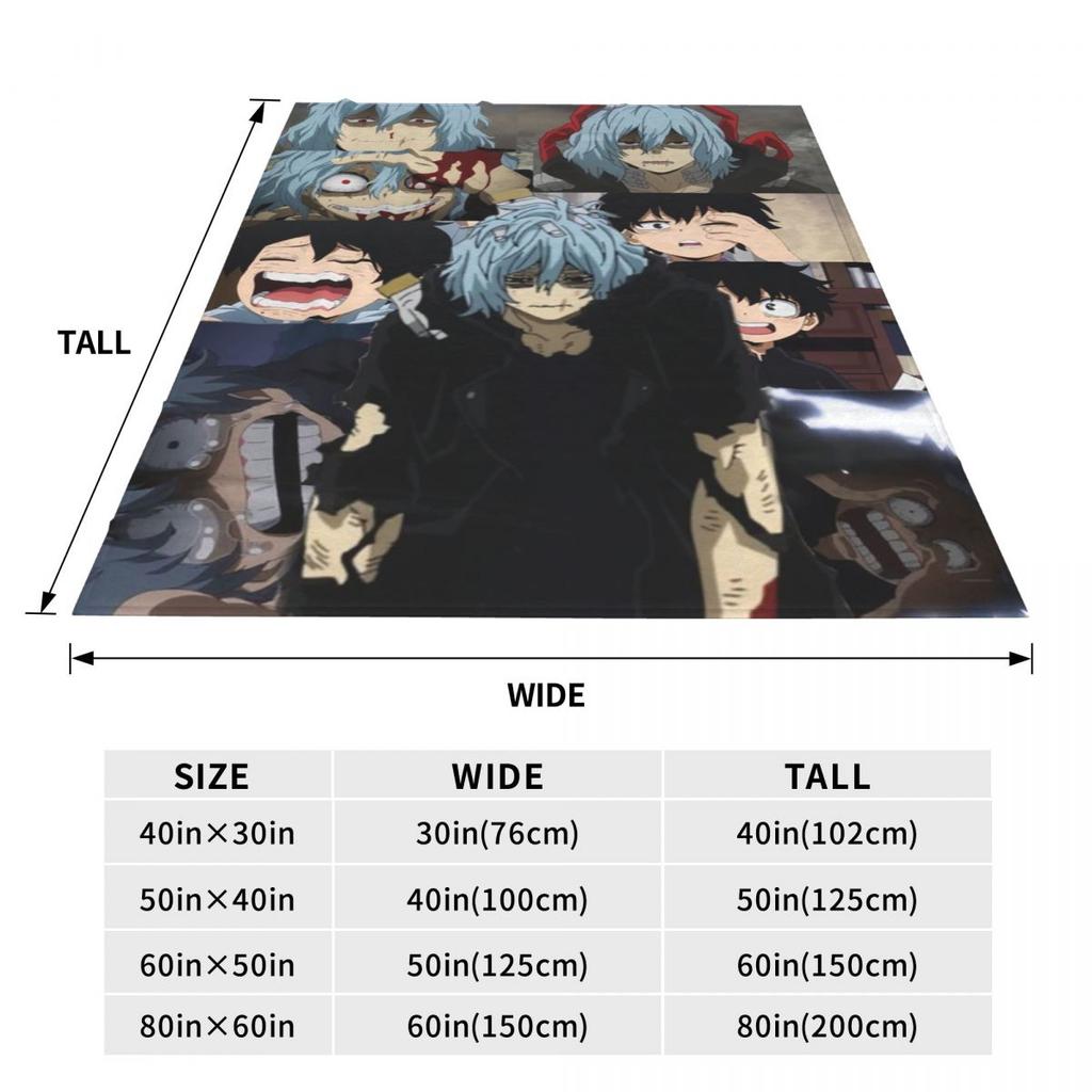 Shigaraki Collage Blankets Soft Warm Flannel Throw Blanket Cover for Bed Living Room Picnic Travel Home Sofa