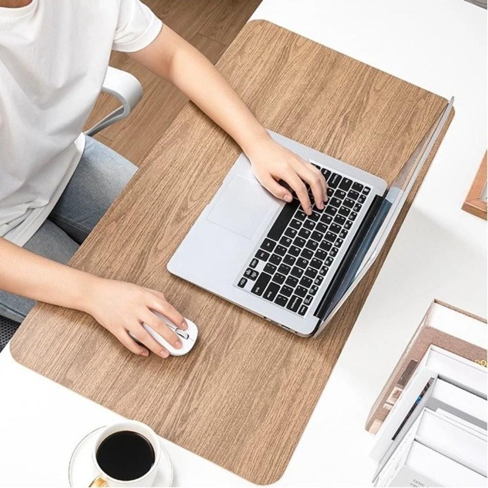 Quality Imitation Wood Grain PU Mousepad Anti-slip Waterproof Computer Mouse Pad Deskpad Laptop Desk Mat Home