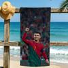 SportStar C-Cristiano R-Ronaldo Asciugamano Extra Large Asciugamano da Spiaggia Asciugatura Rapida Senza Sabbia Super Assorbente Leggero