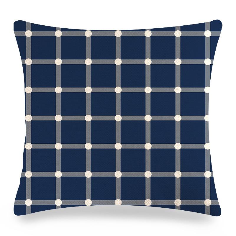 Home Decor Colorful Geometric Pattern Digital Print Pattern Cushion Cover Suitable for Sofa Bedroom Car Pillow Cover