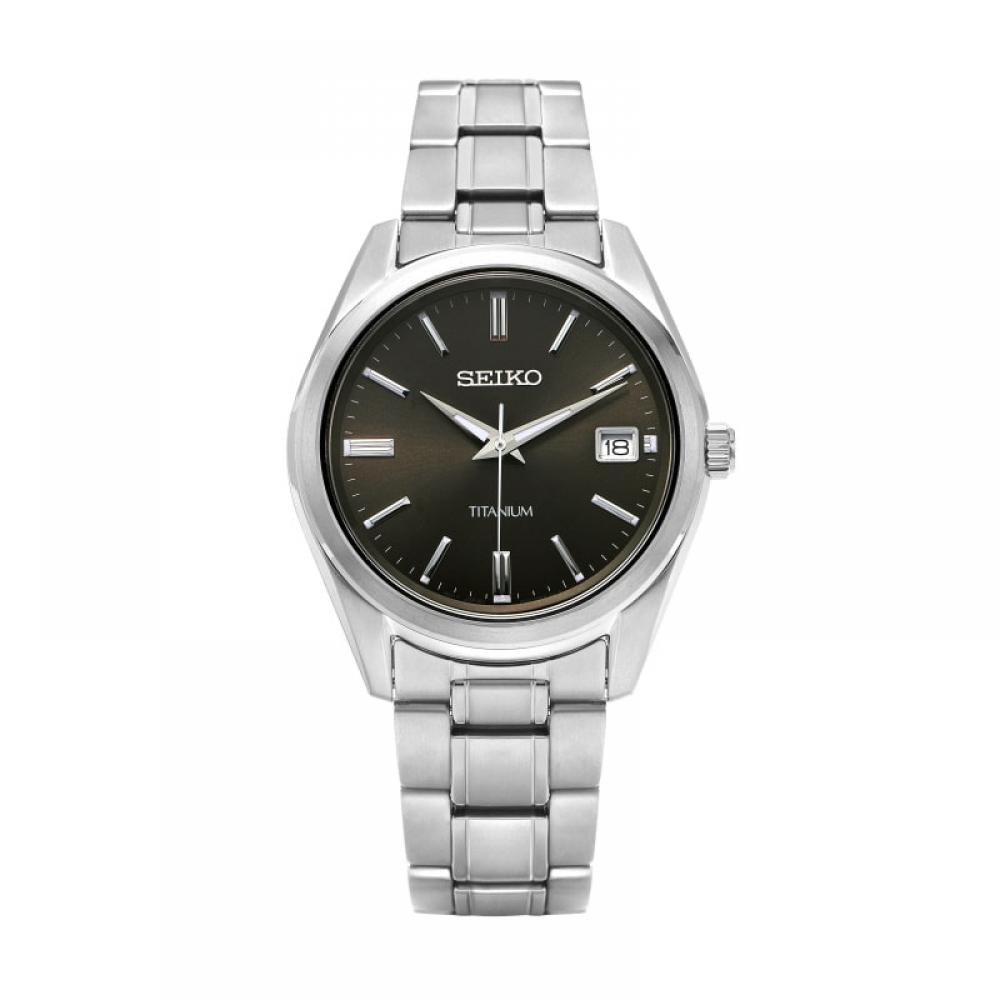 Seiko ClaSSic Titanium Men S Analog Watch Sur375p1
