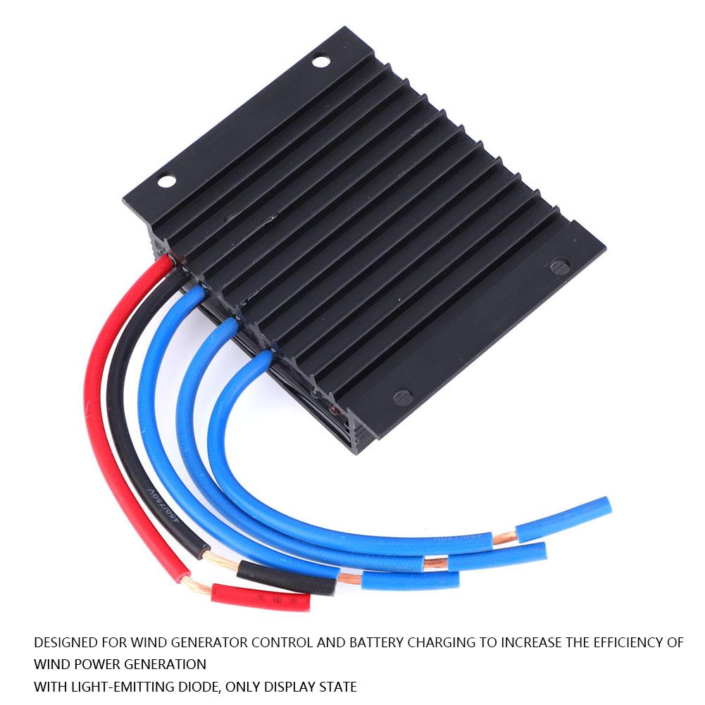 FY06-48 Waterproof Wind Generator Controller PWM Aluminium Alloy W/ Light-Emitting Diode 48V 600W 15A Wind Generator Controller