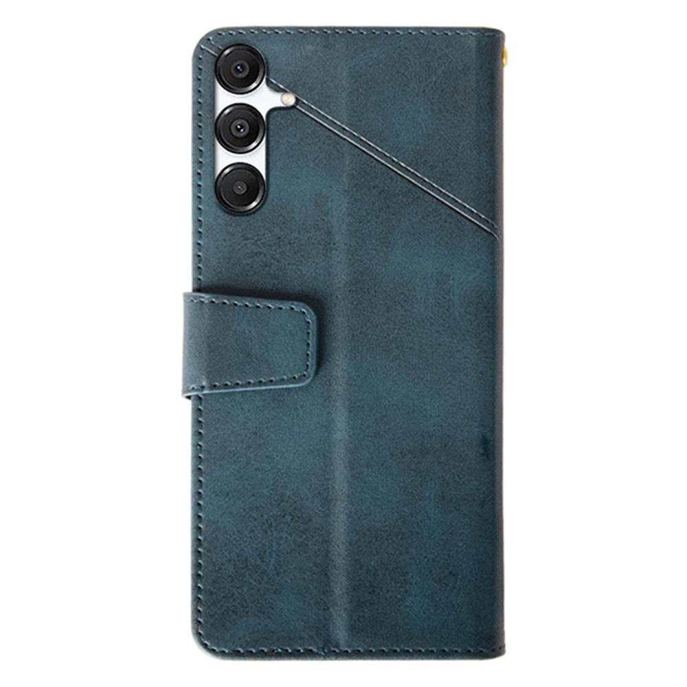 IDEWEI For Samsung Galaxy A16 5G/4G Case Leather Wallet Phone Cover Stand Calf Texture