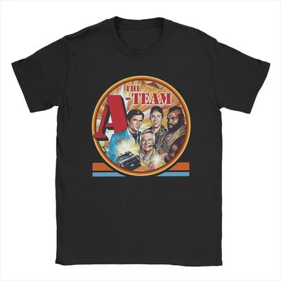 The A Team Movie TShirt Men Round Collar Cotton T Shirts Short Sleeve Unisex T-Shirt