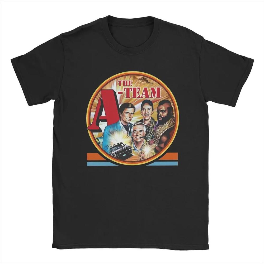 

The A Team Movie TShirt Men Round Collar Cotton T Shirts Short Sleeve Unisex T-Shirt XXXXL
