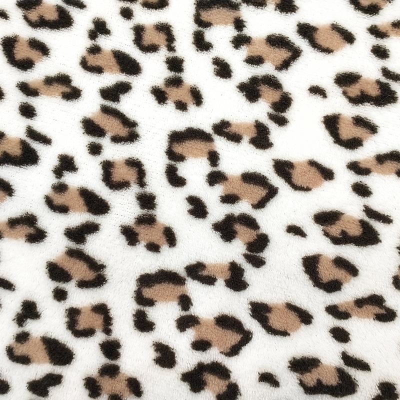 

Двостороння фланелева ковдра з леопардовим принтом, тканина для піжам
