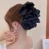 Big Large Satin Bow Ribbon Hair Clip Fashion Elegant Temperament Women Girls Ponytail Clip Ribbon Hair Clips Wedding Hair Accessories Gifts