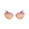 Ladies Gold Tone Cat Eye Sunglasses 0bv6183 202387 3