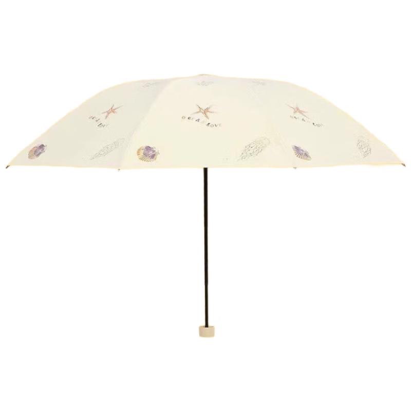 Heaven Black Glue UV Protection Portable Foldable Umbrella