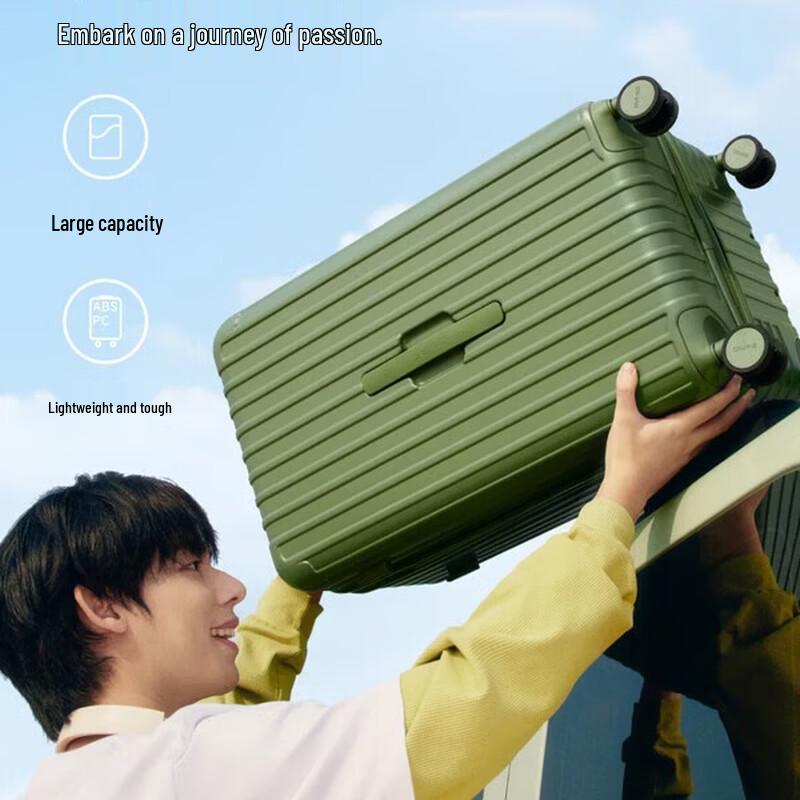 OIWAS OCX6783 24-inch ABS&PC Split-Open Checked Luggage