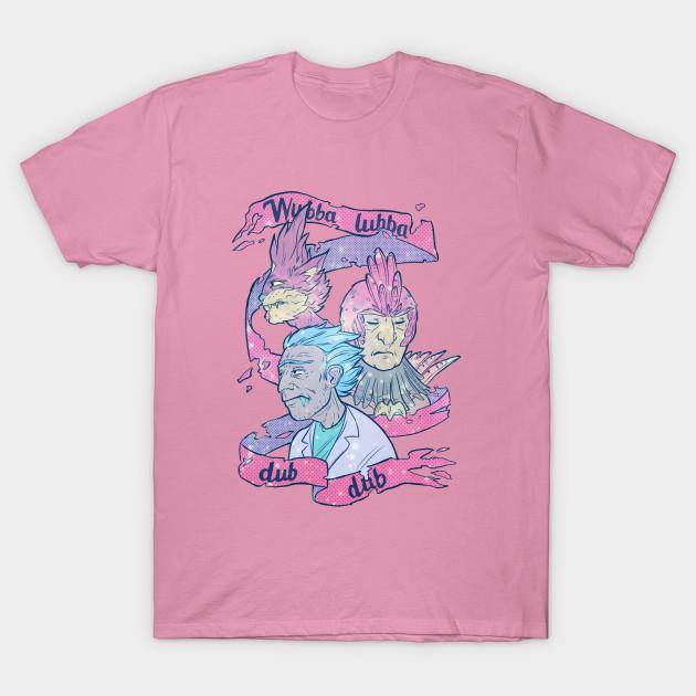 T Shirt Women Wubba Lubba Dub Dub Harajuku Print Kawaii Tshirt Summer Short Sleeve Female T-Shirt Top Tee