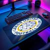 Leeds United Football Pattern Mouse Pad Non?Slip Rubber Base Gaming Mousepad For Desk Office Home