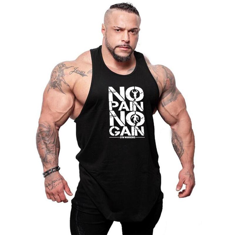 

Muscleguys Summer Cotton Breathable Sleeveless Loose Singlets Gym Fitness Running Sport T-Shirts Mens Bodybuilding Workout Muscle Tank Tops M чёрный