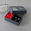 Window Opening Ring Box Eternal Flower Jewelry Gift Packaging Box  for Wife Mom Girlfriend