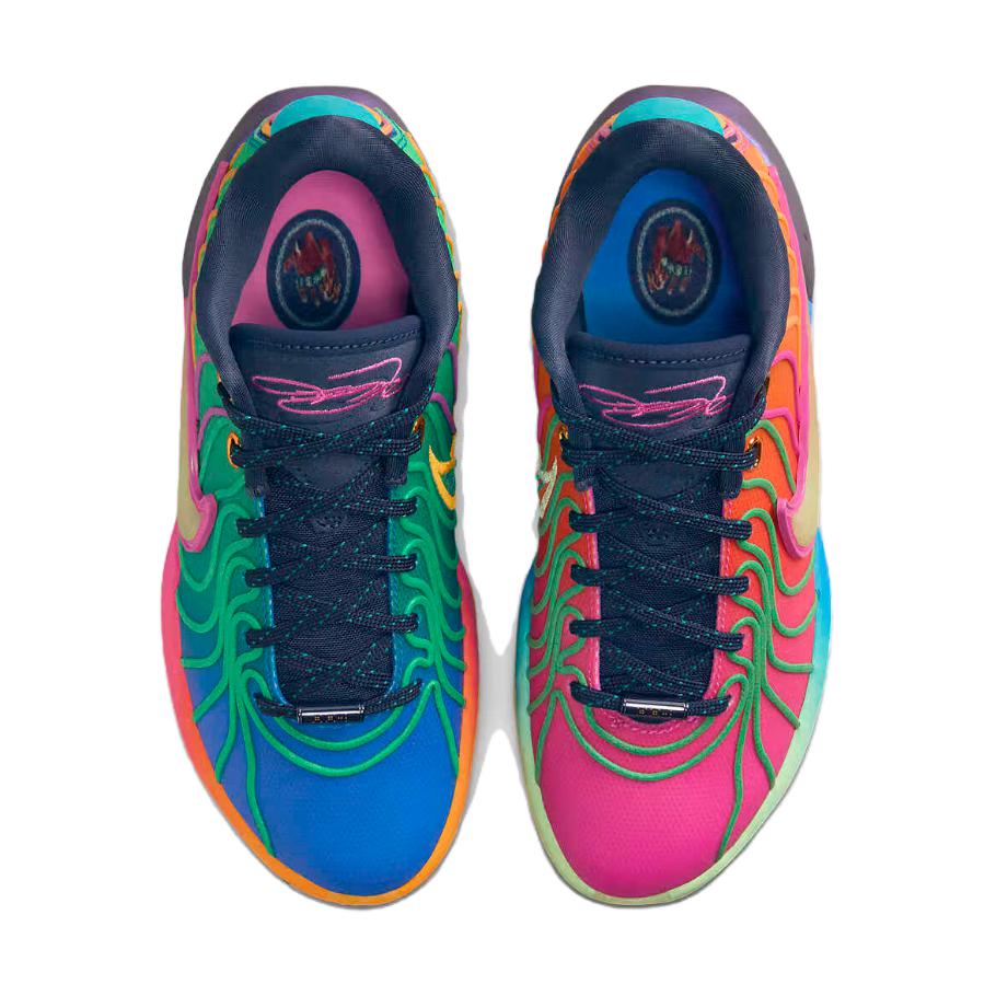 Nike LeBron 21 GS Optimism Dětské tenisky Vícebarevné Foto-modré Vapor-zelené HF6819-400