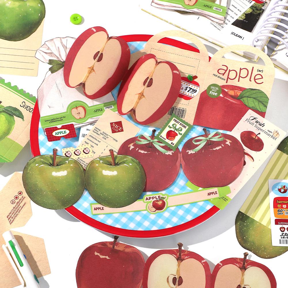 20pcs Fresh Store Series Food and Coffee Material Pack DIY Scrapbook Handbook Aesthetic Stationery Supplies