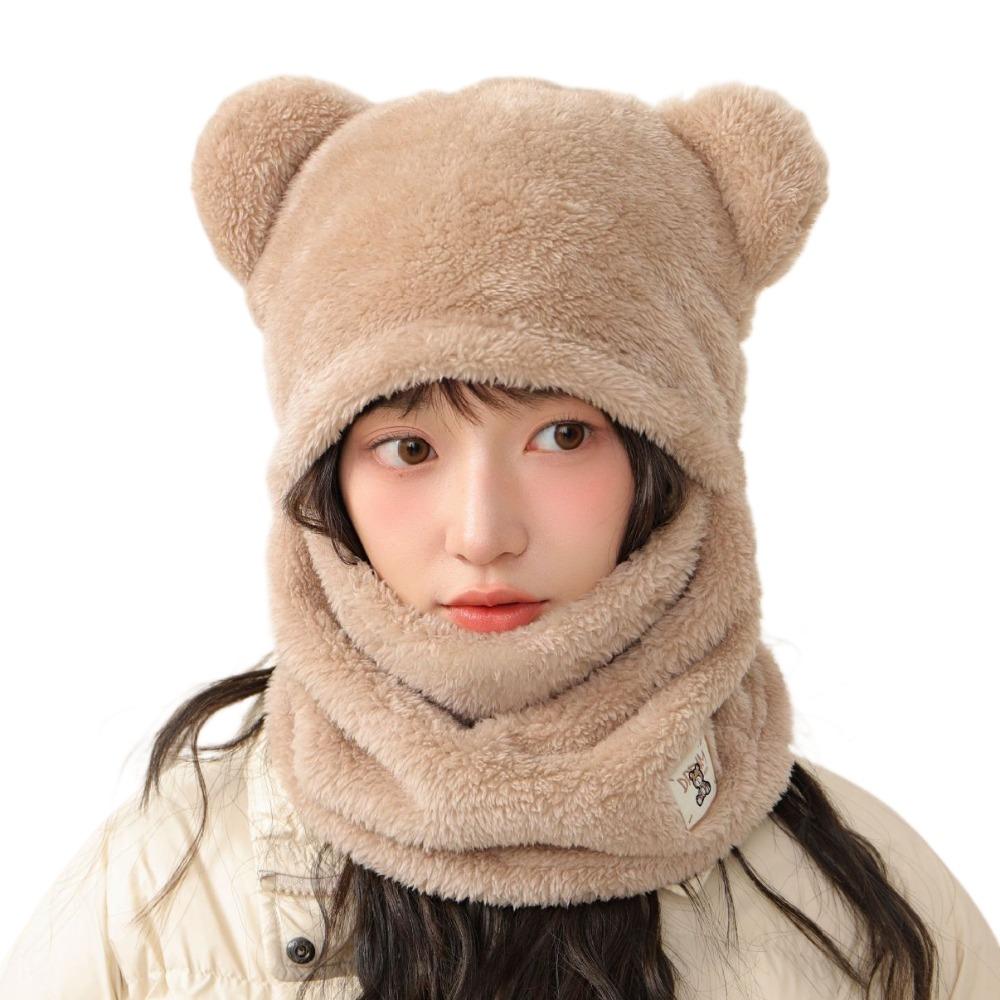 

Korean Style Beanies Cap Keep Warm Ear Protection Hat Fashion Winter Pullover Cap Winter хаки