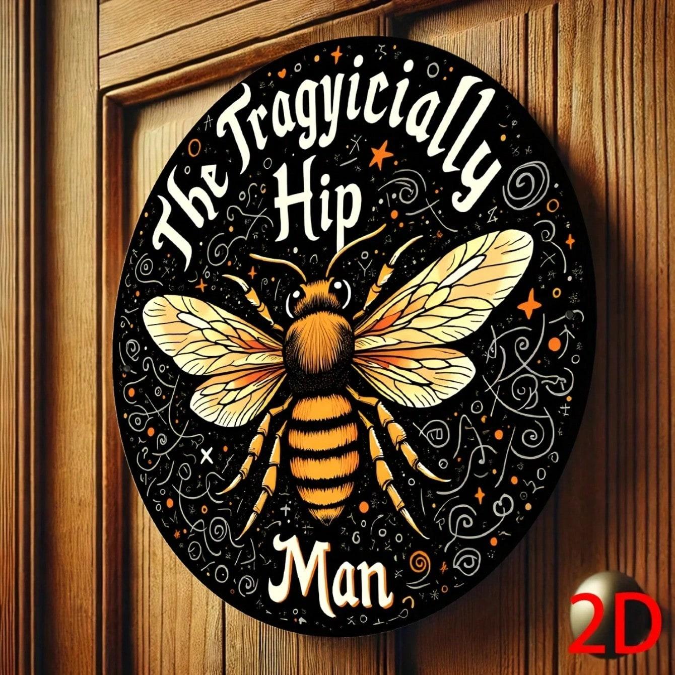 Premium Metal Wall Art Round Logo Sign Bar Cafe Home Office Decor Handcrafted 20x20