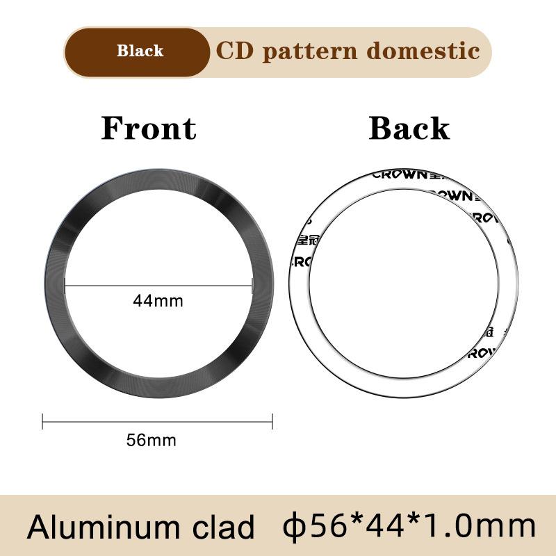 

2023 Магнитное металлическое пластинчатое кольцо для беспроводного зарядного устройства Magsafe, железный лист, наклейка, автомобильный держатель для телефона, магнитная нашивка для iPhone12 13