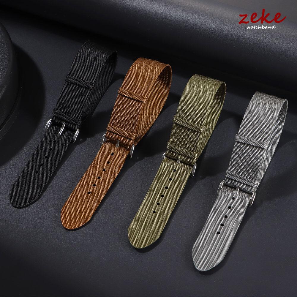 20mm 22mm Ribbed Nylon Watch Band for Omega Men's Military Sport Breathable Braided Strap Black Blue Green Fabric Nylon Bracelet