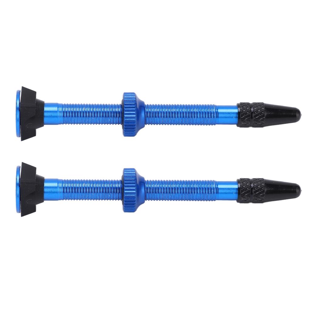 2pcs 60mm Tubeless   Valve Stem Lightweight Alloy Valve Stem for Mountain Road Bike