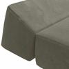 Foldable Sofa Bed Light Grey 60 x 70 x 41 cm Fabric