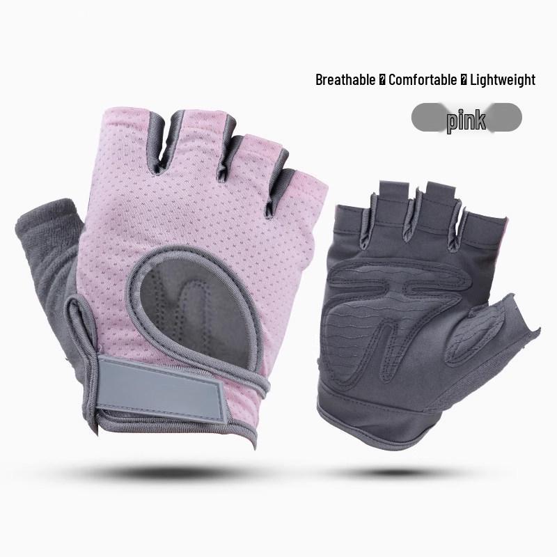 Half-Finger Breathable Cycling Gloves for Men & Women - Shock Absorption, Ideal for Road & Mountain Biking