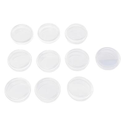 10 KS Petriho misek s víčky Průhledná plastová kultivační miska pro laboratorní školní vědecké projekty Průměr 35 mm Výška 10 mm
