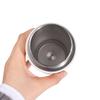 Portable Stainless Steel Thermos Mug Elegant Water Cup Reusable Vacuum Tea Cup  Student