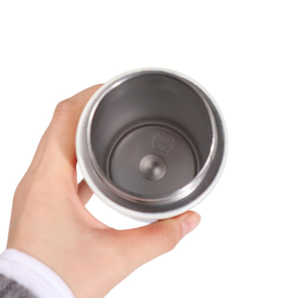 Portable Stainless Steel Thermos Mug Elegant Water Cup Reusable Vacuum Tea Cup  Student