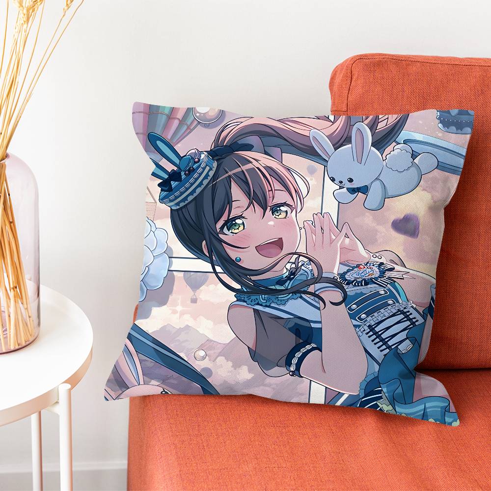 BBanG Dream Anime Pillow Case Plush Fabric Soft Pillowcase Double Sided Print Cushion Cover Household Gifts