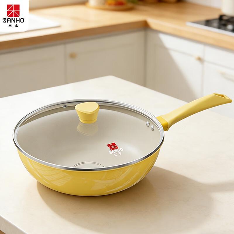 Sanhe Titanium Non-Stick Wok 30cm