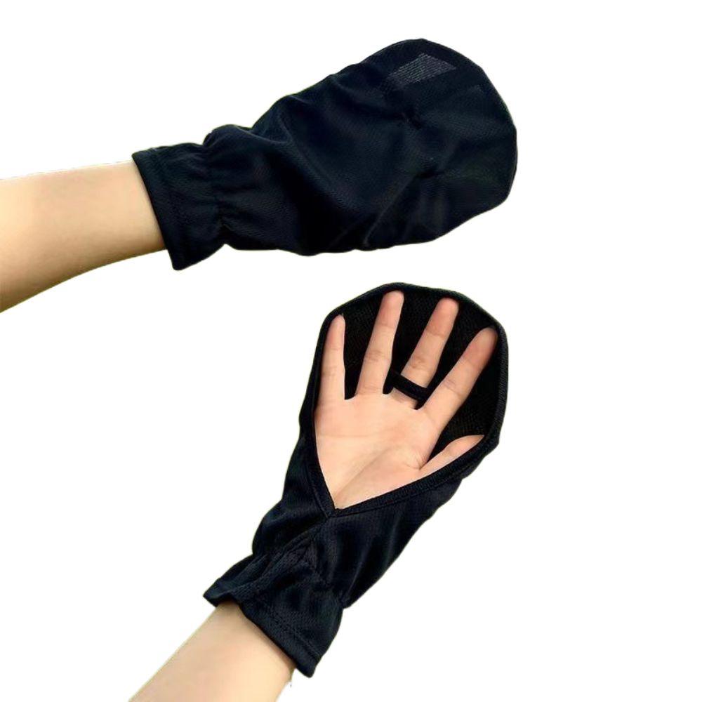 Outdoor Sports Sleeve Glove Thin Women Lady Gloves Driving Riding Mittens Sunscreen Gloves  Summer